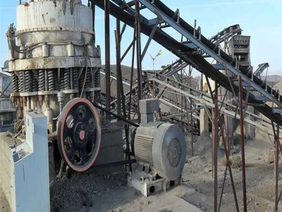 Iron ore processing cone crusher plant 